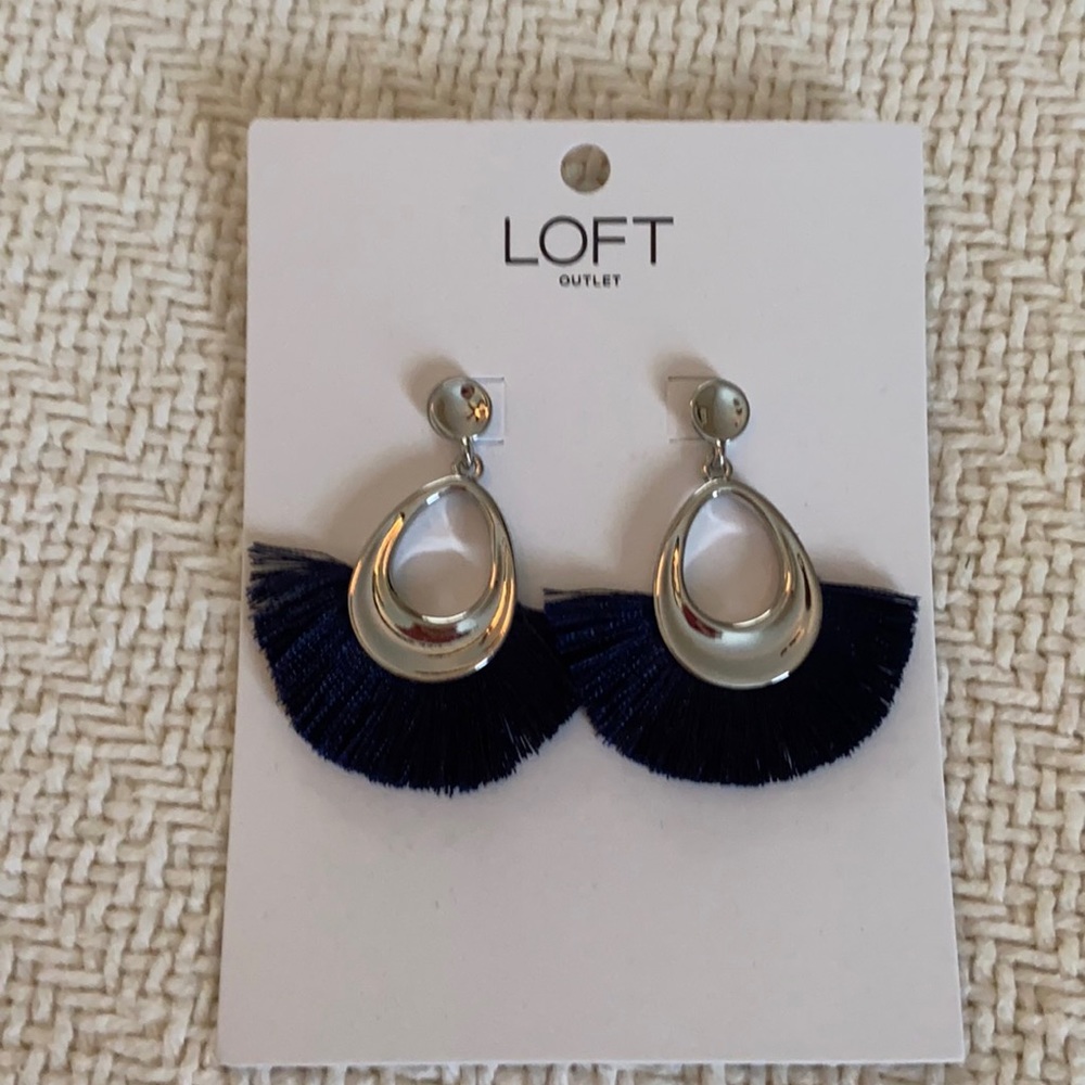 Black Fringe Earrings